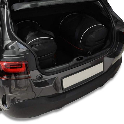 Kjust Reistassenset voor Citroen C4 Cactus 2014-2017 - Set van 3 Tassen met 2 Roltassen en 1 Sporttas