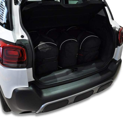 Kjust Reistassenset voor Citroen C3 Aircross 2017-2024 - Set van 3 Tassen met 2 Roltassen en 1 Sporttas