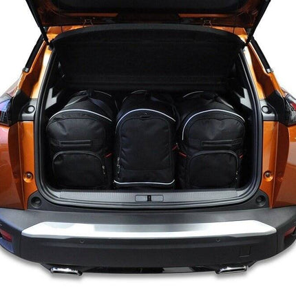 Kjust Reistassenset voor Peugeot 2008 vanaf 2019 - Set van 3 Tassen met 2 Roltassen en 1 Sporttas
