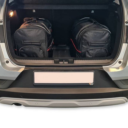 Kjust Reistassenset voor Renault Captur vanaf 2019 - Set van 3 Tassen met 2 Roltassen en 1 Sporttas