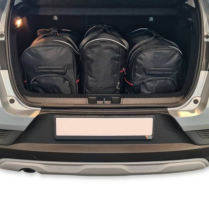 Kjust Reistassenset voor Renault Captur vanaf 2019 - Set van 3 Tassen met 2 Roltassen en 1 Sporttas