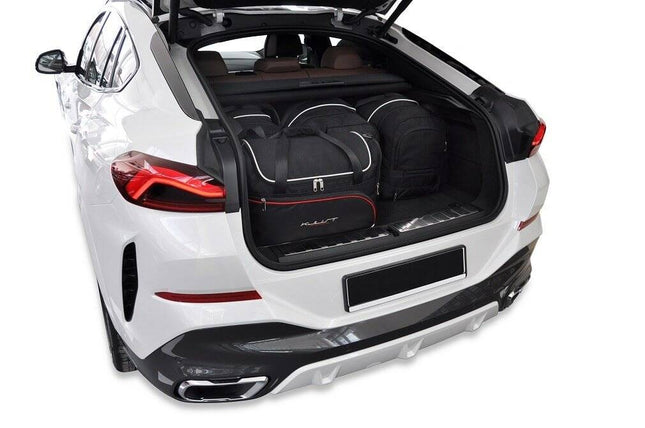 Kjust Reistassenset voor BMW X6 vanaf 2019 - Set van 5 Tassen met 3 Roltassen en 2 Vliegtuigtassen