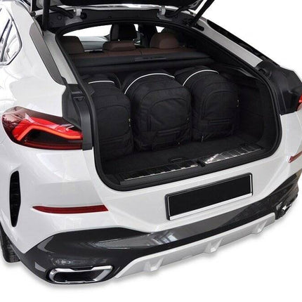 Kjust Reistassenset voor BMW X6 vanaf 2019 - Set van 5 Tassen met 3 Roltassen en 2 Vliegtuigtassen