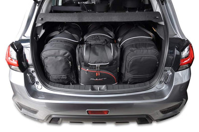 Kjust Reistassenset voor Mitsubishi ASX 2010-2019 - Set van 4 Tassen met 2 Roltassen 1 Sporttas en 1 Vliegtuigtas