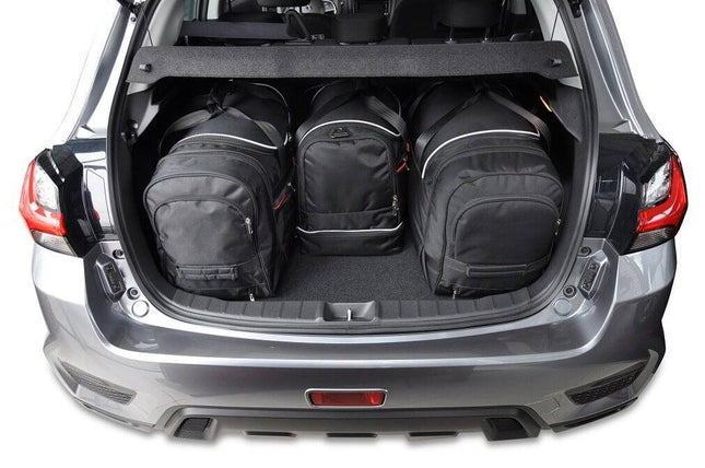 Kjust Reistassenset voor Mitsubishi ASX 2010-2019 - Set van 4 Tassen met 2 Roltassen 1 Sporttas en 1 Vliegtuigtas