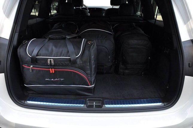 Kjust Reistassenset voor Mercedes Benz GLS vanaf 2019 - Set van 5 Tassen met 3 Roltassen en 2 Sporttassen