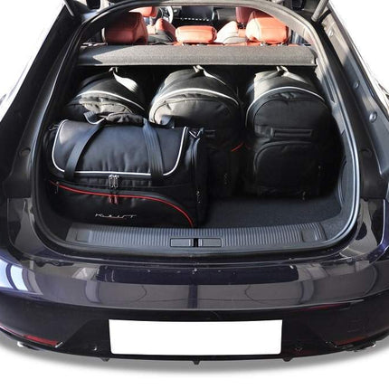 Kjust Reistassenset voor Peugeot 508 SW stationwagen vanaf 2019 - Set van 5 Tassen met 3 Roltassen en 2 Vliegtuigtassen