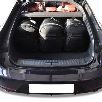 Kjust Reistassenset voor Peugeot 508 SW stationwagen vanaf 2019 - Set van 5 Tassen met 3 Roltassen en 2 Vliegtuigtassen