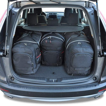 Kjust Reistassenset voor Honda CRV vanaf 2018 - Set van 4 Tassen met 3 Roltassen en 1 Vliegtuigtas