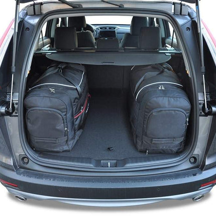 Kjust Reistassenset voor Honda CRV vanaf 2018 - Set van 4 Tassen met 3 Roltassen en 1 Vliegtuigtas