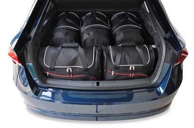 Kjust Reistassenset voor Skoda Octavia 5-deurs vanaf 2020 - Set van 5 Tassen met 3 Roltassen en 2 Vliegtuigtassen