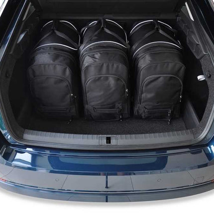 Kjust Reistassenset voor Skoda Octavia 5-deurs vanaf 2020 - Set van 5 Tassen met 3 Roltassen en 2 Vliegtuigtassen