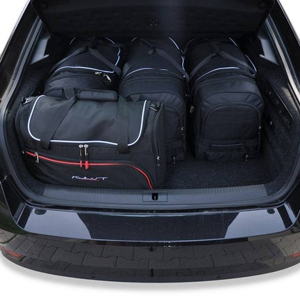 Kjust Reistassenset voor Skoda Superb 5-deurs hatchback 2019-2024 - Set van 5 Tassen met 3 Roltassen en 2 Vliegtuigtassen