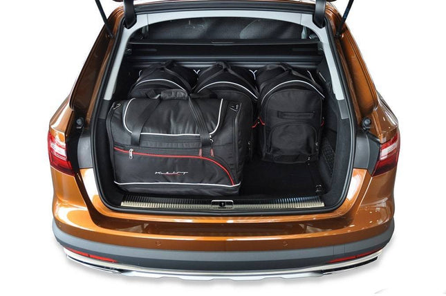 Kjust Reistassenset voor Audi A4 Allroad 2016-2023 - Set van 5 Tassen met 3 Roltassen en 2 Sporttassen