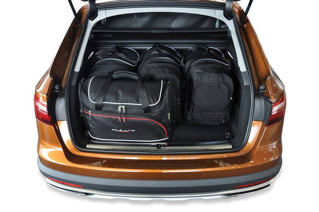 Kjust Reistassenset voor Audi A4 Allroad 2016-2023 - Set van 5 Tassen met 3 Roltassen en 2 Vliegtuigtassen