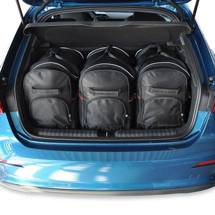 Kjust Reistassenset voor Audi A3 Sportback vanaf 2020 - Set van 3 Tassen met 3 Roltassen