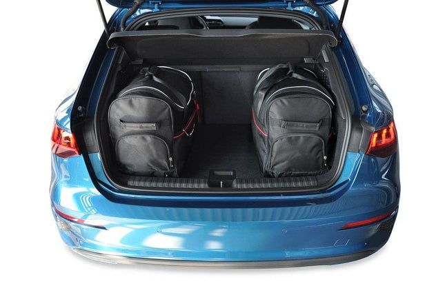 Kjust Reistassenset voor Audi A3 Sportback vanaf 2020 - Set van 3 Tassen met 3 Roltassen