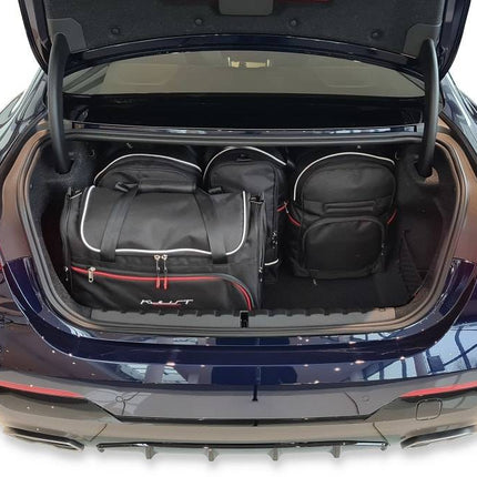 Kjust Reistassenset voor BMW 4 serie coupe vanaf 2020 - Set van 5 Tassen met 2 Roltassen 1 Sporttas en 2 Vliegtuigtassen