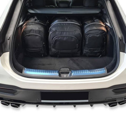 Kjust Reistassenset voor Mercedes Benz GLE Coupe vanaf 2019 - Set van 5 Tassen met 3 Roltassen en 2 Vliegtuigtassen