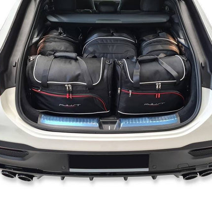 Kjust Reistassenset voor Mercedes Benz GLE Coupe vanaf 2019 - Set van 5 Tassen met 3 Roltassen en 2 Vliegtuigtassen