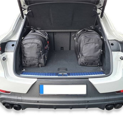 Kjust Reistassenset voor Porsche Cayenne coup�� vanaf 2019 - Set van 4 Tassen met 3 Roltassen en 1 Vliegtuigtas