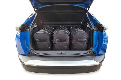 Kjust Reistassenset voor Peugeot 2008 vanaf 2019 - Set van 3 Tassen met 3 Roltassen