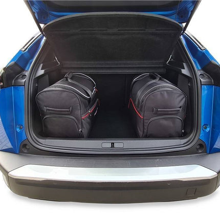 Kjust Reistassenset voor Peugeot 2008 vanaf 2019 - Set van 3 Tassen met 2 Roltassen en 1 Sporttas
