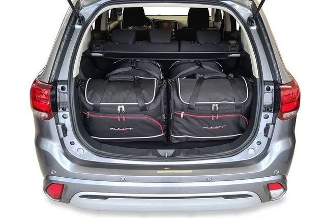 Kjust Reistassenset voor Mitsubishi Outlander 2013-2024 - Set van 4 Tassen met 2 Roltassen en 2 Vliegtuigtassen