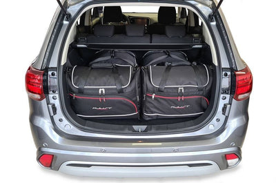 Kjust Reistassenset voor Mitsubishi Outlander 2013-2024 - Set van 4 Tassen met 2 Roltassen en 2 Vliegtuigtassen