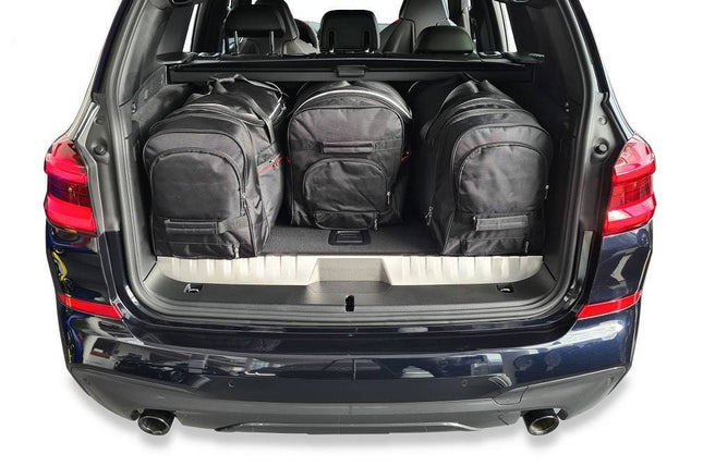 Kjust Reistassenset voor BMW X3 2018-2024 - Set van 4 Tassen met 3 Roltassen en 1 Vliegtuigtas