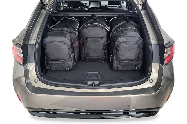 Kjust Reistassenset voor Toyota Corolla Touring Sports vanaf 2019 - Set van 4 Tassen met 3 Roltassen en 1 Sporttas