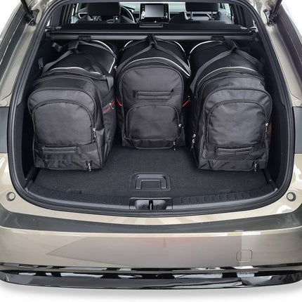 Kjust Reistassenset voor Toyota Corolla Touring Sports vanaf 2019 - Set van 4 Tassen met 3 Roltassen en 1 Sporttas