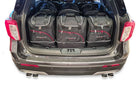 Kjust Reistassenset voor Ford Explorer vanaf 2020 - Set van 6 Tassen met 3 Roltassen en 3 Sporttassen