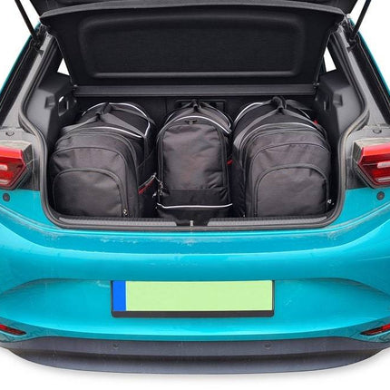Kjust Reistassenset voor Volkswagen ID.3 vanaf 2020 - Set van 4 Tassen met 2 Roltassen en 2 Sporttassen