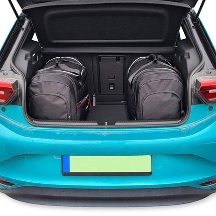 Kjust Reistassenset voor Volkswagen ID.3 vanaf 2020 - Set van 4 Tassen met 2 Roltassen en 2 Sporttassen