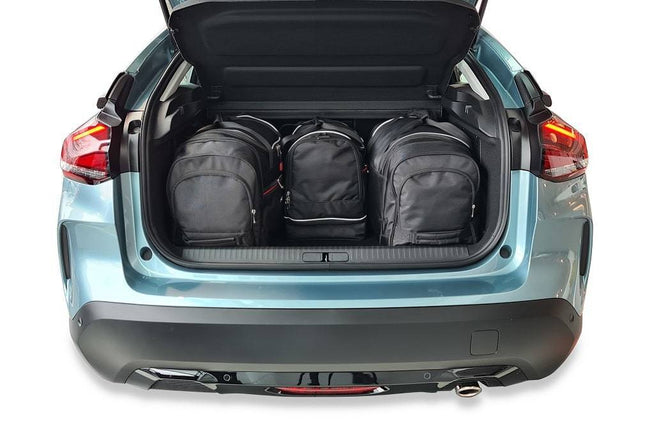 Kjust Reistassenset voor Citroen C4 X vanaf 2023 - Set van 4 Tassen met 2 Roltassen en 2 Sporttassen