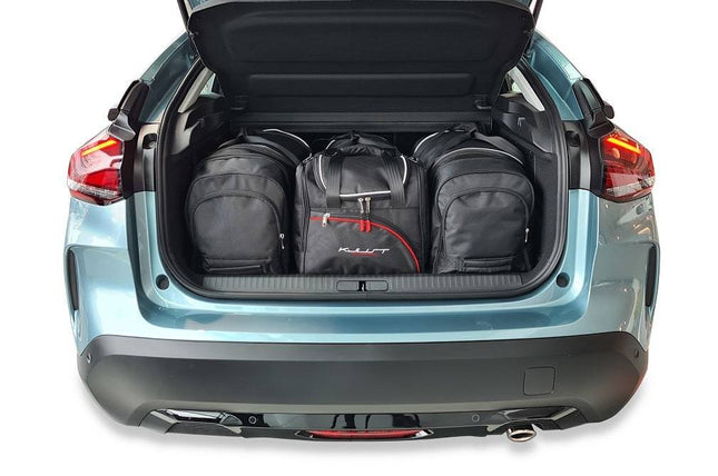 Kjust Reistassenset voor Citroen C4 X vanaf 2023 - Set van 4 Tassen met 2 Roltassen en 2 Sporttassen