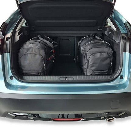 Kjust Reistassenset voor Citroen C4 X vanaf 2023 - Set van 4 Tassen met 2 Roltassen 1 Sporttas en 1 Vliegtuigtas