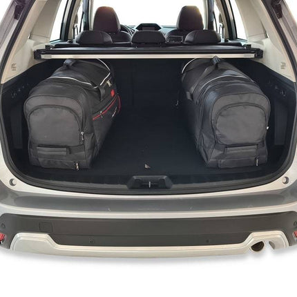 Kjust Reistassenset voor Subaru Forester vanaf 2019 - Set van 4 Tassen met 3 Roltassen en 1 Vliegtuigtas