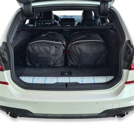 Kjust Reistassenset voor BMW 3 serie Touring vanaf 2019 - Set van 4 Tassen met 2 Roltassen en 2 Vliegtuigtassen