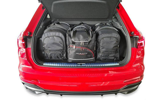 Kjust Reistassenset voor Audi Q3 vanaf 2019 - Set van 4 Tassen met 2 Roltassen 1 Sporttas en 1 Vliegtuigtas
