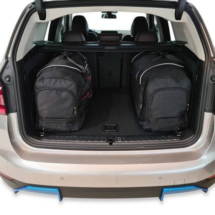 Kjust Reistassenset voor BMW iX3 2020-2025 - Set van 4 Tassen met 3 Roltassen en 1 Vliegtuigtas