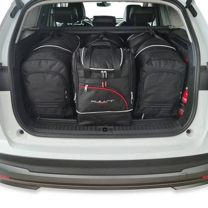 Kjust Reistassenset voor Skoda Enyaq vanaf 2021 - Set van 4 Tassen met 3 Roltassen en 1 Sporttas