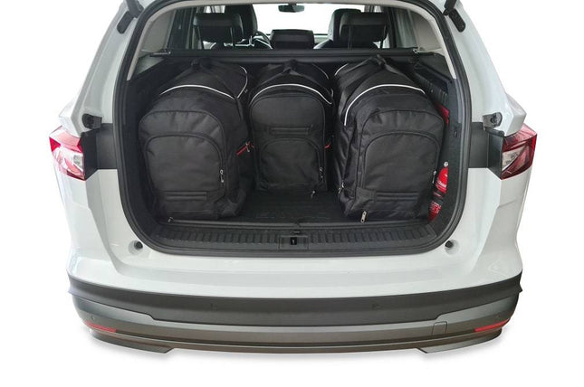 Kjust Reistassenset voor Skoda Enyaq vanaf 2021 - Set van 4 Tassen met 3 Roltassen en 1 Sporttas