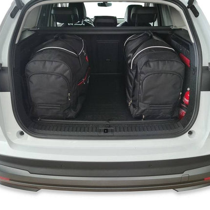 Kjust Reistassenset voor Skoda Enyaq vanaf 2021 - Set van 4 Tassen met 3 Roltassen en 1 Sporttas