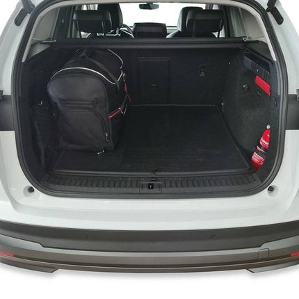 Kjust Reistassenset voor Skoda Enyaq vanaf 2021 - Set van 5 Tassen met 3 Roltassen en 2 Vliegtuigtassen
