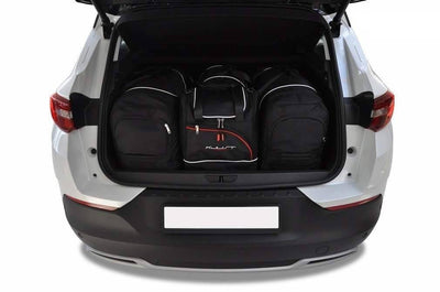 Kjust Reistassenset voor Opel Grandland X 2018-2024 - Set van 4 Tassen met 2 Roltassen en 2 Sporttassen