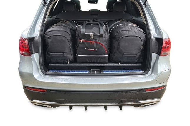 Kjust Reistassenset voor Mercedes Benz GLC Coupe 2017-2023 - Set van 4 Tassen met 2 Roltassen en 2 Sporttassen