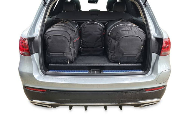 Kjust Reistassenset voor Mercedes Benz GLC Coupe 2017-2023 - Set van 4 Tassen met 2 Roltassen en 2 Sporttassen