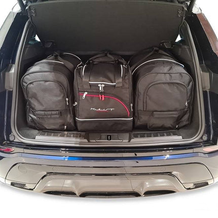 Kjust Reistassenset voor Land Rover Range Rover Evoque 5-deurs vanaf 2019 - Set van 4 Tassen met 2 Roltassen en 2 Sporttassen